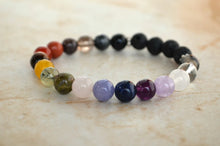 Load image into Gallery viewer, Full Chakra Bracelet - Essential Oil Diffuser
