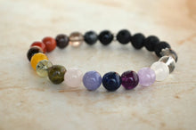 Load image into Gallery viewer, Full Chakra Bracelet - Essential Oil Diffuser
